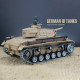 1/16 german ⅲ h tank 2.4g remote control model rechargeable military tank 1/16 german ⅲ h tank 2.4g remote control model rechargeable military tank