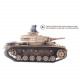 1/16 german ⅲ h tank 2.4g remote control model rechargeable military tank 1/16 german ⅲ h tank 2.4g remote control model rechargeable military tank