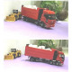 1/24 hydraulic rc truck 2.4g full scale simulation 4 front 8 back dump truck heavy truck engineer machine model rtr