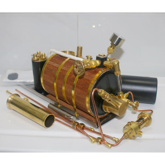 1.85cc single-cylinder double acting vertical steam engine with 200ml boiler model 1.85cc single-cylinder double acting vertical steam engine with 200ml boiler model