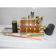 1.85cc single-cylinder double acting vertical steam engine with 200ml boiler model 1.85cc single-cylinder double acting vertical steam engine with 200ml boiler model