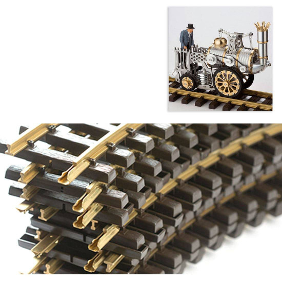 1 set of track for retro stirling engine rocket locomotive steam train model l1 1 set of track for retro stirling engine rocket locomotive steam train model l1