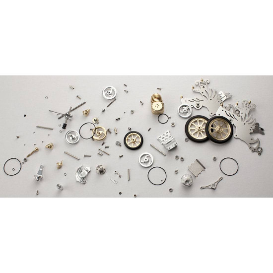 102pcs diy metal revolutionary stirling engine powered 3 wheels car vehicle model a1 102pcs diy metal revolutionary stirling engine powered 3 wheels car vehicle model a1