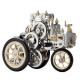 102pcs diy metal revolutionary stirling engine powered 3 wheels car vehicle model a1 102pcs diy metal revolutionary stirling engine powered 3 wheels car vehicle model a1