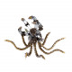 3d metal steampunk galaxy craft puzzle mechanical octopus with desk lamp model diy assembly for home decor creative gift-1060pcs 3d metal steampunk galaxy craft puzzle mechanical octopus with desk lamp model diy assembly for home decor creative gift-1060pcs