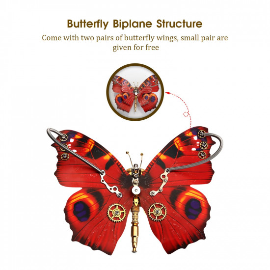 150pcs steampunk 3d tiger swallowtail butterfly model assembly diy kit 150pcs steampunk 3d tiger swallowtail butterfly model assembly diy kit
