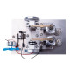 2 cylinders hot air balance type generator stirling engine model with voltage meter bulb fan physical experiment educational toy 2 cylinders hot air balance type generator stirling engine model with voltage meter bulb fan physical experiment educational toy
