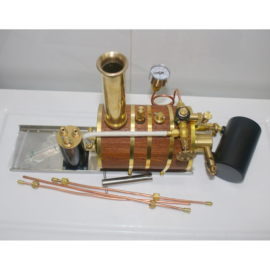 3.7cc two cylinder double acting steam engine model with 200ml steam boiler 3.7cc two cylinder double acting steam engine model with 200ml steam boiler