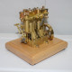 3.7cc two cylinder double acting steam engine model with 200ml steam boiler 3.7cc two cylinder double acting steam engine model with 200ml steam boiler