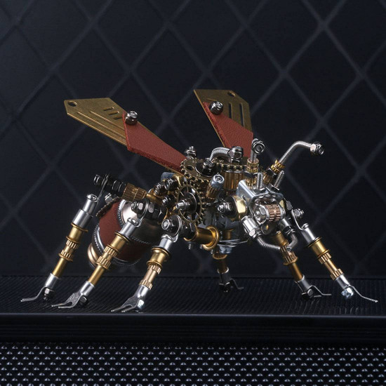 3d metal insect assembly model diy exquisite combination four-piece set 3d metal insect assembly model diy exquisite combination four-piece set