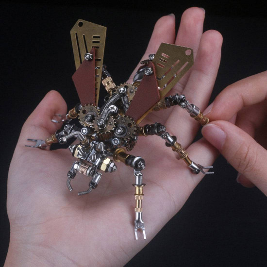 3d metal insect assembly model diy exquisite combination four-piece set 3d metal insect assembly model diy exquisite combination four-piece set