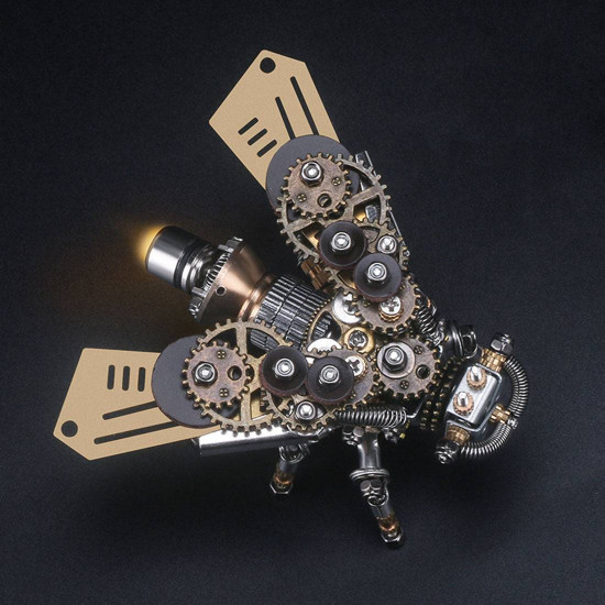3d metal insect assembly model diy exquisite combination four-piece set 3d metal insect assembly model diy exquisite combination four-piece set