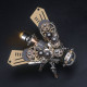 3d metal insect assembly model diy exquisite combination four-piece set 3d metal insect assembly model diy exquisite combination four-piece set