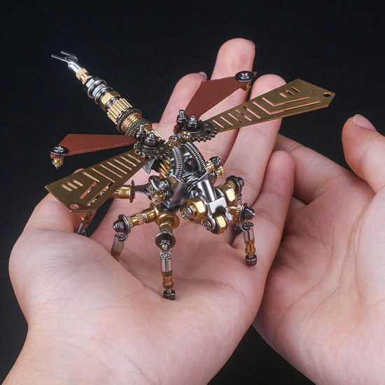 3d metal insect assembly model diy exquisite combination four-piece set 3d metal insect assembly model diy exquisite combination four-piece set