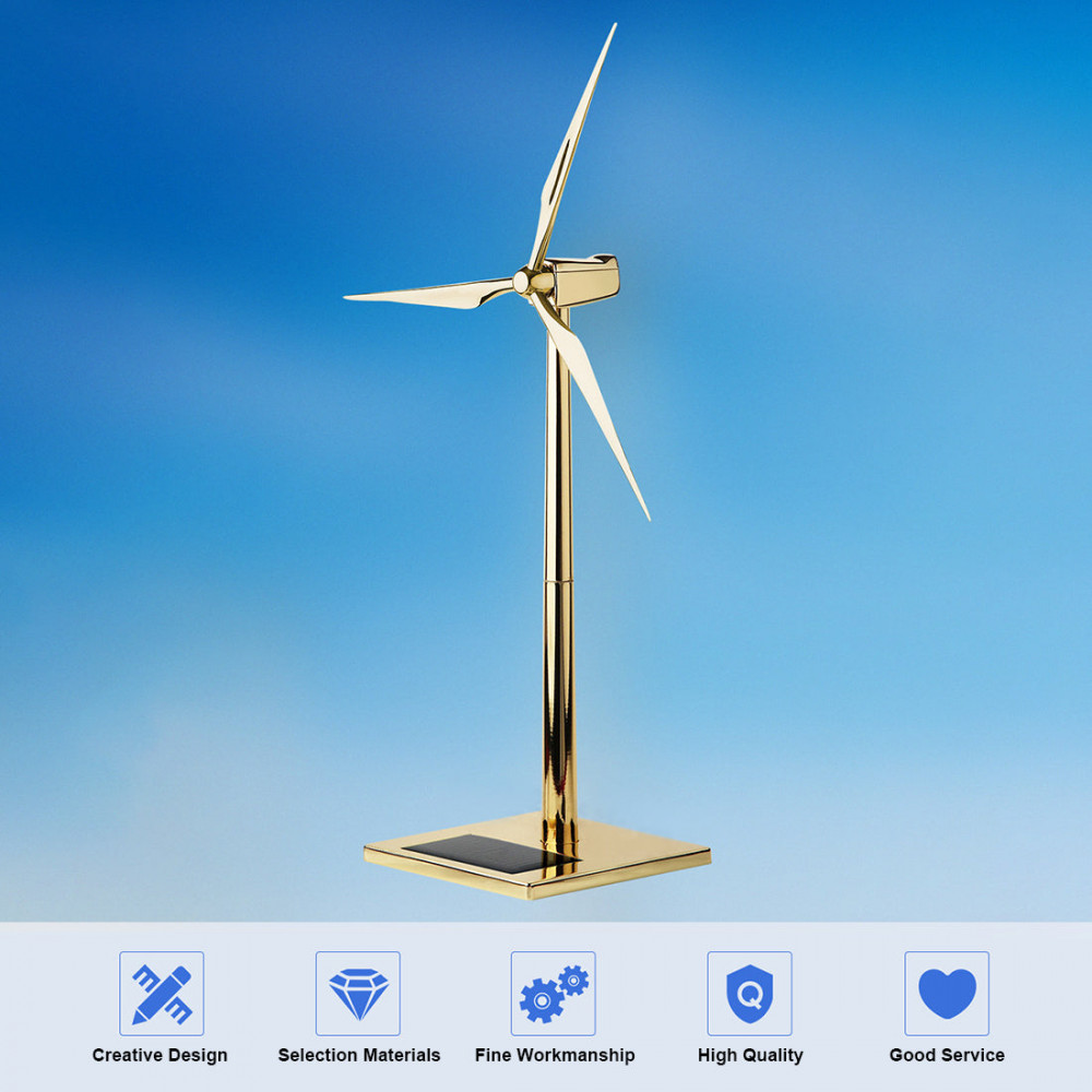 3d metal windmill assembly model solar powered wind turbine model ...