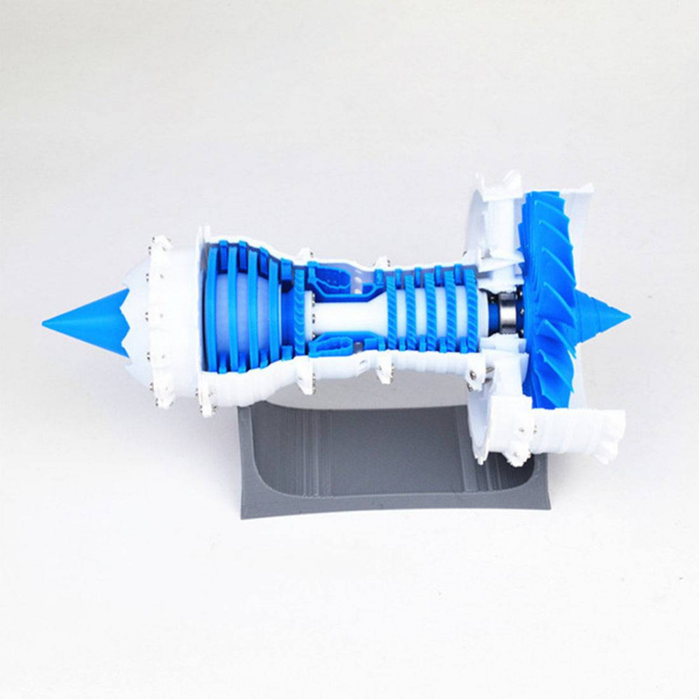 3d printed aero engine model turbofan jet engine model diy stem engine ...