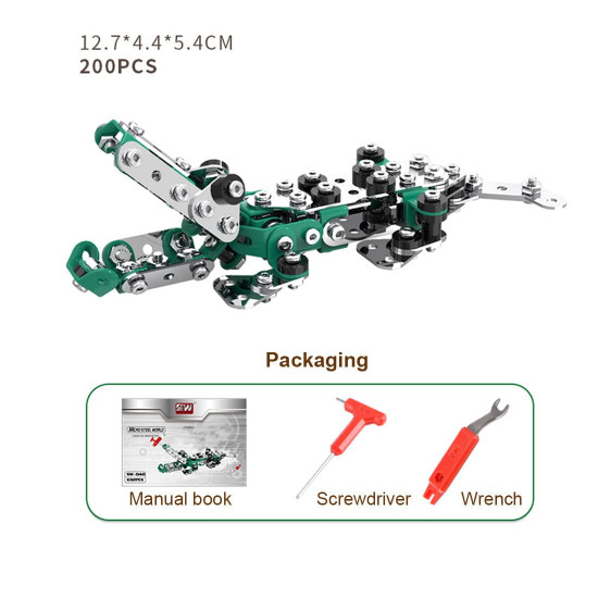 499pcs diy metal assembly model set educational toy (flamingo + giraffe + crocodile) 499pcs diy metal assembly model set educational toy (flamingo + giraffe + crocodile)