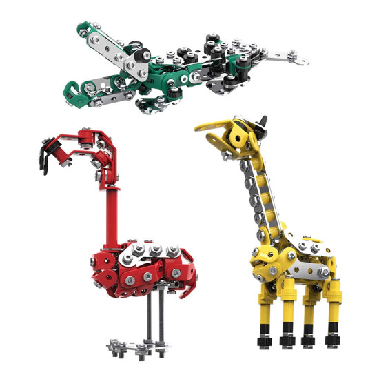 499pcs diy metal assembly model set educational toy (flamingo + giraffe + crocodile) 499pcs diy metal assembly model set educational toy (flamingo + giraffe + crocodile)