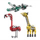 499pcs diy metal assembly model set educational toy (flamingo + giraffe + crocodile) 499pcs diy metal assembly model set educational toy (flamingo + giraffe + crocodile)