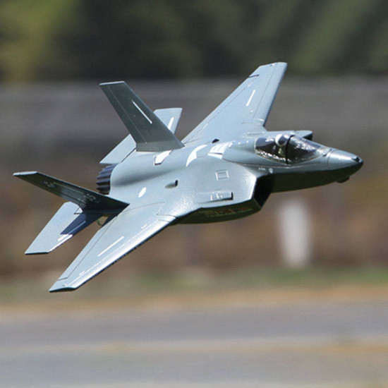 517mm wingspan rc jet fighter plane model epo ready to fly rtf - grey 517mm wingspan rc jet fighter plane model epo ready to fly rtf - grey