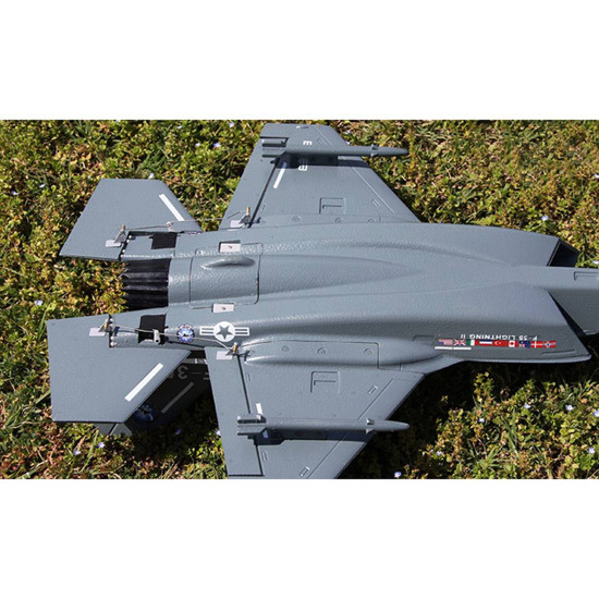 517mm wingspan rc jet fighter plane model epo ready to fly rtf - grey 517mm wingspan rc jet fighter plane model epo ready to fly rtf - grey