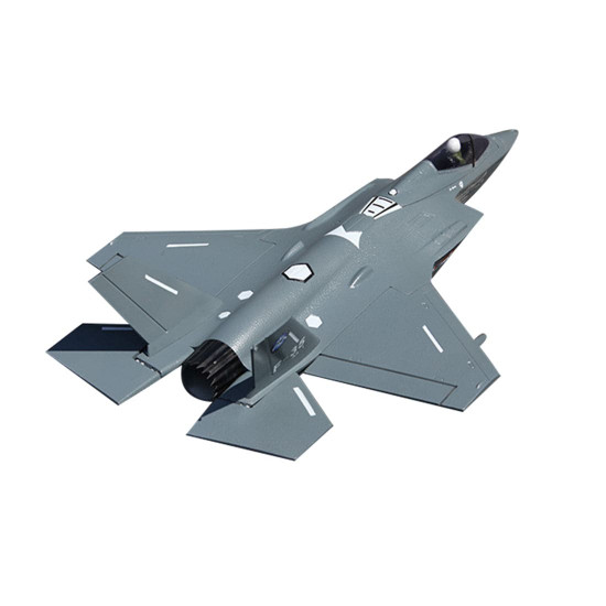 517mm wingspan rc jet fighter plane model epo ready to fly rtf - grey 517mm wingspan rc jet fighter plane model epo ready to fly rtf - grey