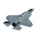 517mm wingspan rc jet fighter plane model epo ready to fly rtf - grey 517mm wingspan rc jet fighter plane model epo ready to fly rtf - grey