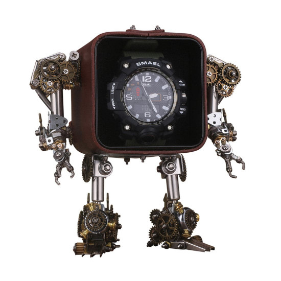 540pcs+ diy mechanical chronos watch stand mecha warrior metal model 540pcs+ diy mechanical chronos watch stand mecha warrior metal model