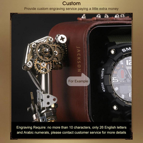 540pcs+ diy mechanical chronos watch stand mecha warrior metal model 540pcs+ diy mechanical chronos watch stand mecha warrior metal model