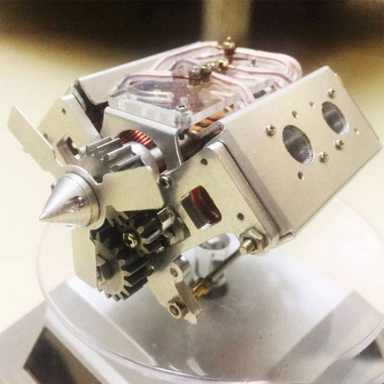 6-12v 5a  v4 electromagnetic engine model engine science experiment toy