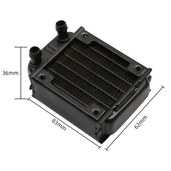 60mm water cooling radiator for cison fl4-175 engine model 60mm water cooling radiator for cison fl4-175 engine model