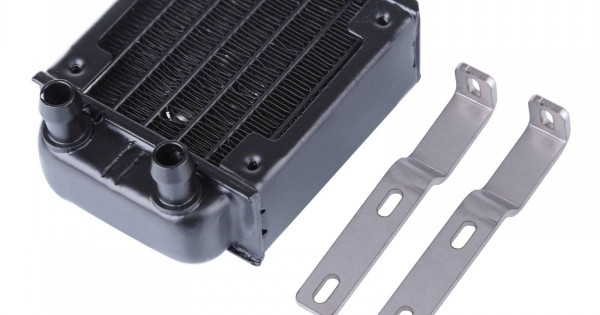 8.3 x 6 x 3.7cm water-cooled tank radiator with bracket kit for toyan ...