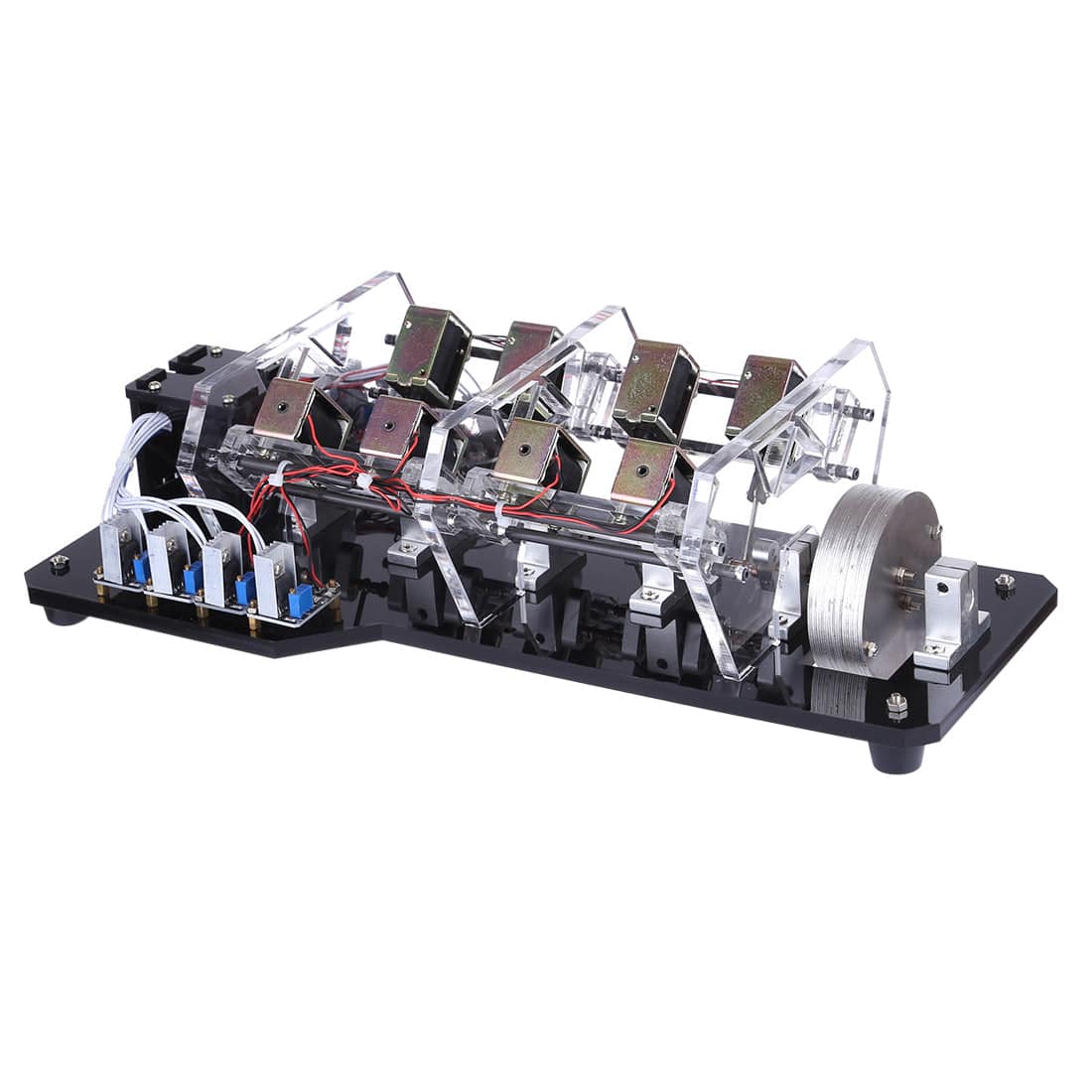 8 coils high power electromagnet engine model physical experiment motor ...