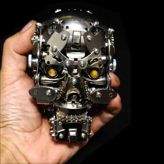 assembly skeleton skull cranium 3d diy metal model kits 200+pcs assembly skeleton skull cranium 3d diy metal model kits 200+pcs