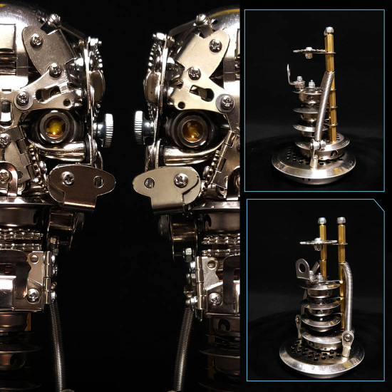 assembly skeleton skull cranium 3d diy metal model kits 200+pcs assembly skeleton skull cranium 3d diy metal model kits 200+pcs