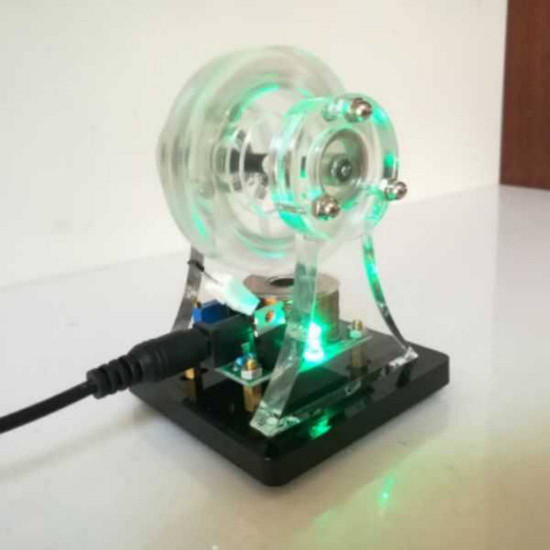 brushless magnetic suspension hall motor engine stem toy (random color light)