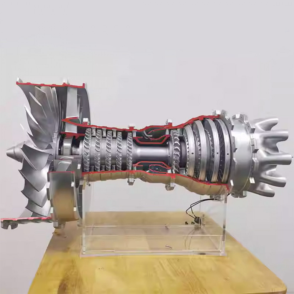 building a 1/20 working jet turbofan engine model kit silver - building ...