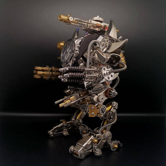 diy mechanical watch metal assembly mecha creative decor model diy mechanical watch metal assembly mecha creative decor model