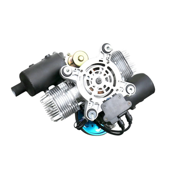 dle200 powered parachutes gasoline engine two-cylinder two stroke air cooled electric start (standard exhaust pipe) dle200 powered parachutes gasoline engine two-cylinder two stroke air cooled electric start (standard exhaust pipe)