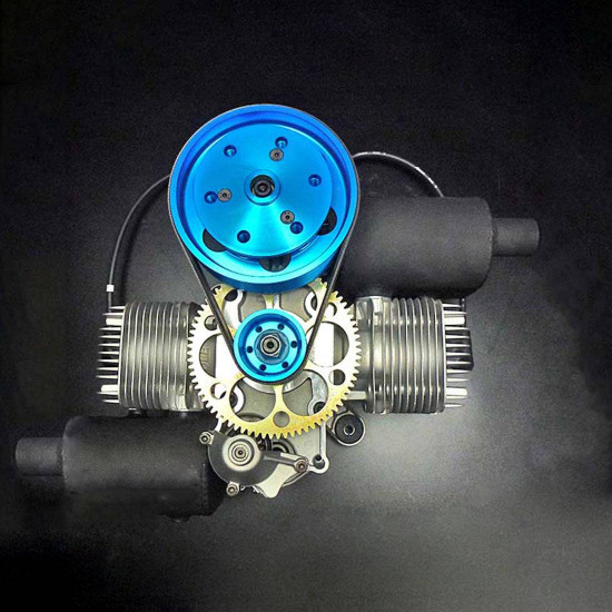 dle200 powered parachutes gasoline engine two-cylinder two stroke air cooled electric start (standard exhaust pipe) dle200 powered parachutes gasoline engine two-cylinder two stroke air cooled electric start (standard exhaust pipe)