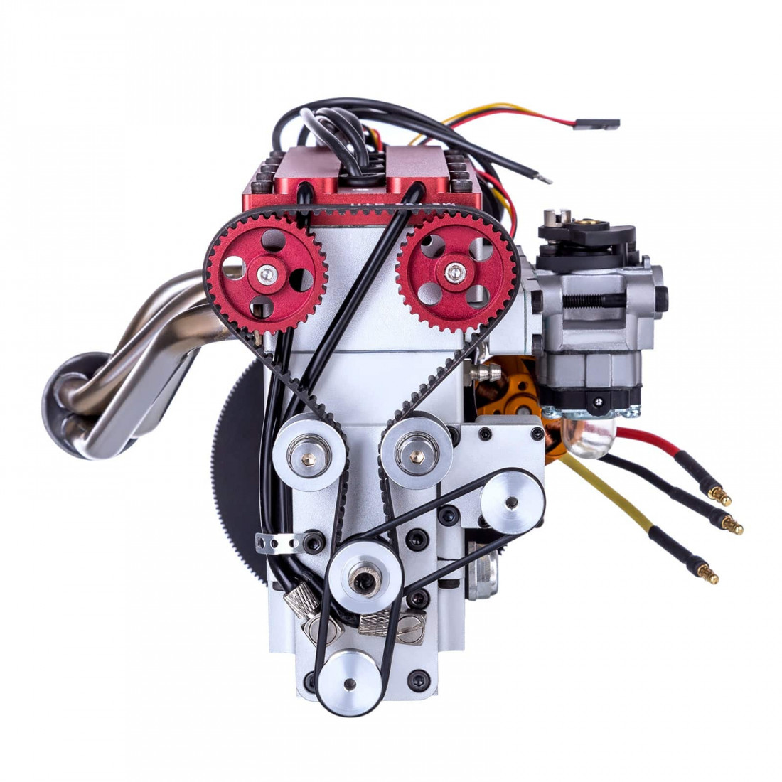 Rc Inline Engine enjomor 36cc i4 dohc 4-cylinder inline four-stroke water-cooled ...