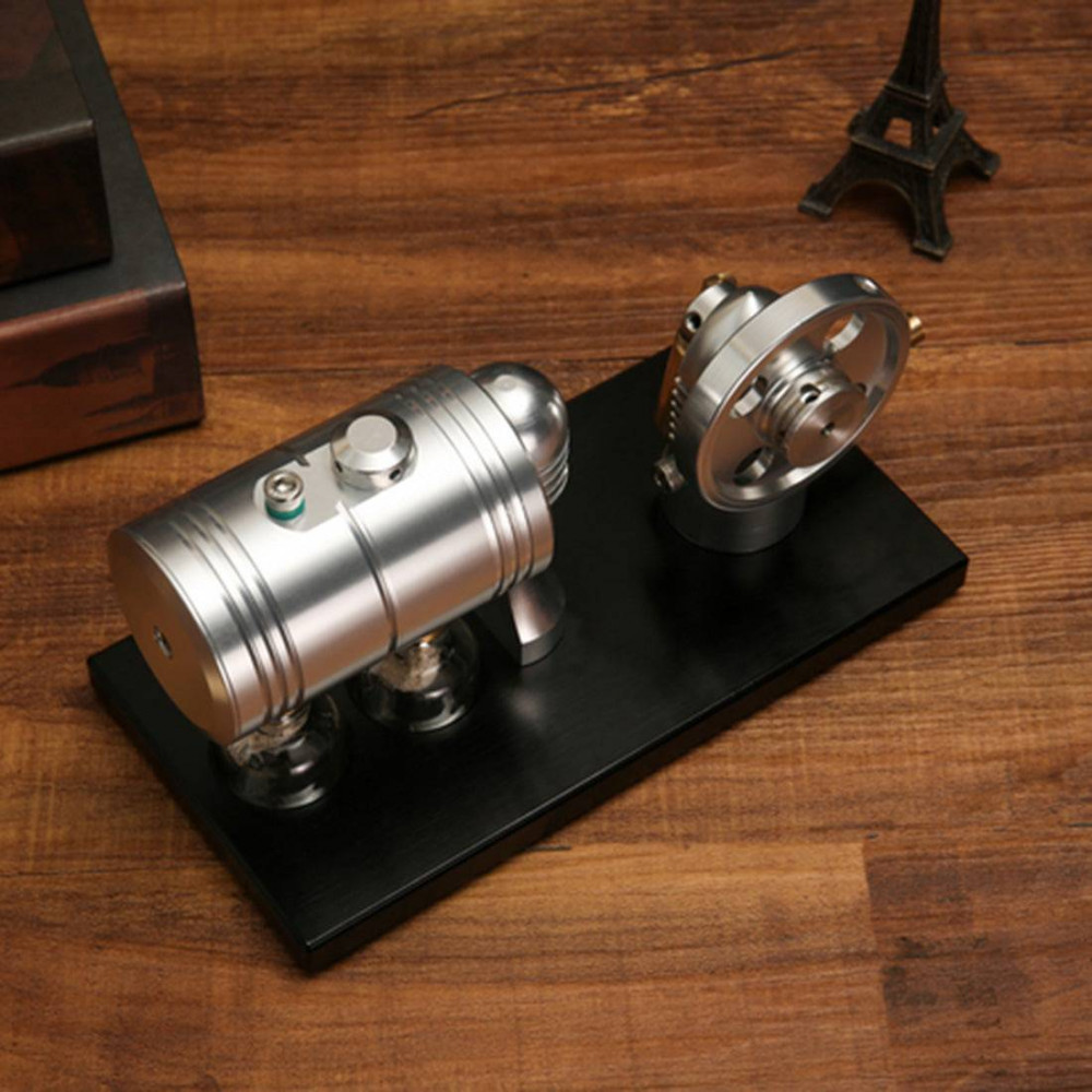 full metal retro style engine steam engine model with boiler alcohol ...