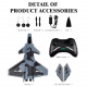 j20 2.4g rc airplane dual-channel fighter airplane plane boys' electric aircraft toy gift (rtf version) j20 2.4g rc airplane dual-channel fighter airplane plane boys' electric aircraft toy gift (rtf version)