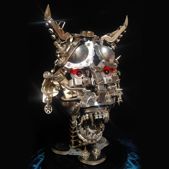 japanese hannya mask 3d diy metal art kits japanese hannya mask 3d diy metal art kits