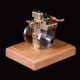 m12b 2.6cc mini water cooled 4 stroke gas engine ice engine model upgrade