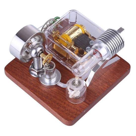 mechanical music box powered stirling engine model toy mechanical music box powered stirling engine model toy