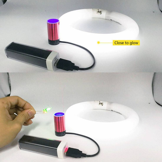 mini tesla coil 2mm arc lightning with neon bulb electronic toy science physical toy mini tesla coil 2mm arc lightning with neon bulb electronic toy science physical toy