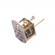 mini v4 brass steam engine model reverse gearbox (without boiler) mini v4 brass steam engine model reverse gearbox (without boiler)