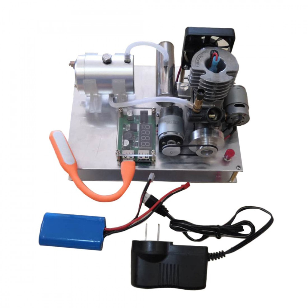 Modified Generator modified 2 stroke single cylinder air-cooled gasoline engine 12v ...