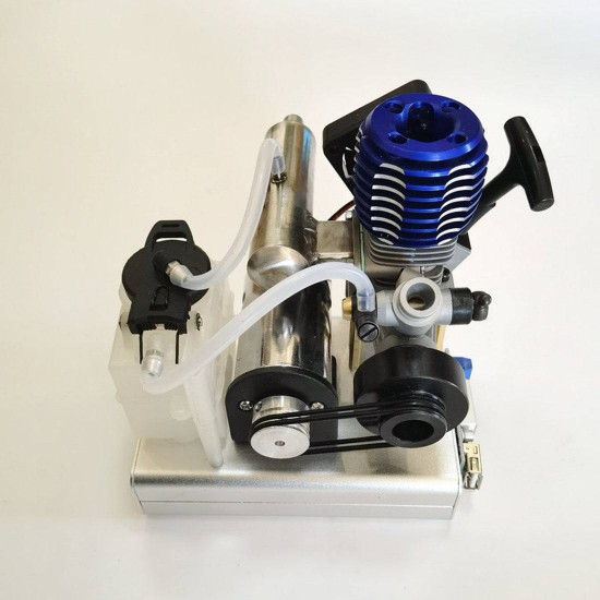 modified level 15 two strokes 12v methanol nitro powered engine generator model  (5v 1.5a usb charging)